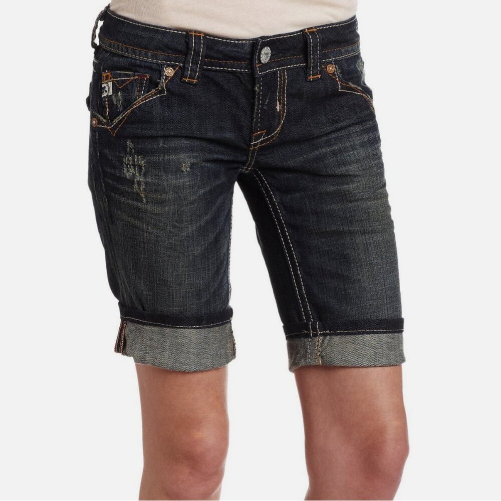 Mek Denim Oaxaca Bermuda Denim Shorts